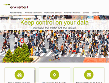 Tablet Screenshot of evistel.com